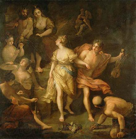 Jean Raoux Orpheus and Eurydice